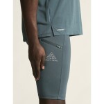 Běžecké šortky CRAFT PRO Trail Short Tights 2 - modrá Velikost textilu: M