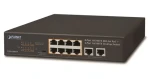 Planet FSD-1008HP / PoE switch / 10x 100Mb / 8x PoE 802.3at 120W / VLAN / fanless (FSD-1008HP)