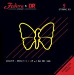 DR Strings Fodera Nickel 5 Light XS (High C) 28100