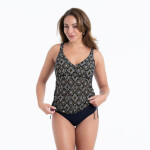 Style Malaika Top tankini - horní díl 8497-1 černo/zlatá - Anita Classix 420 černo/zlatá 38E