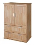 HP-Nábytek Skříň Beta 2D Grand BUK ROZMĚR: (š/v/h) 95 x 135 x 55 cm policová