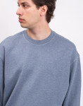Carhartt WIP Caspian Sweat Shady Blue Heather garment dyed M