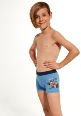 Chlapecké boxerky Cornette 701/87 Tractor style Modrá 122/128