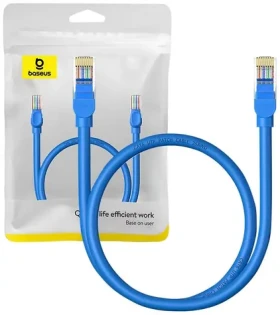 Baseus Cat6 Ethernet RJ45 kabel 0.5m modrá (B00133204311-00)