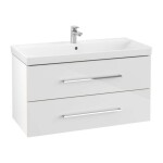 VILLEROY & BOCH - Avento Umyvadlová skříňka, 98x51x45 cm, 2 zásuvky, Crystal White A89200B4