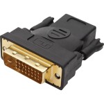 Renkforce RF-3301134 DVI / VGA adaptér [1x DVI zástrčka 24+1pólová - 1x VGA zásuvka] černá s feritovým jádrem, pozlacené