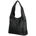 Módní dámská koženková kabelka na rameno Lucyna, černá