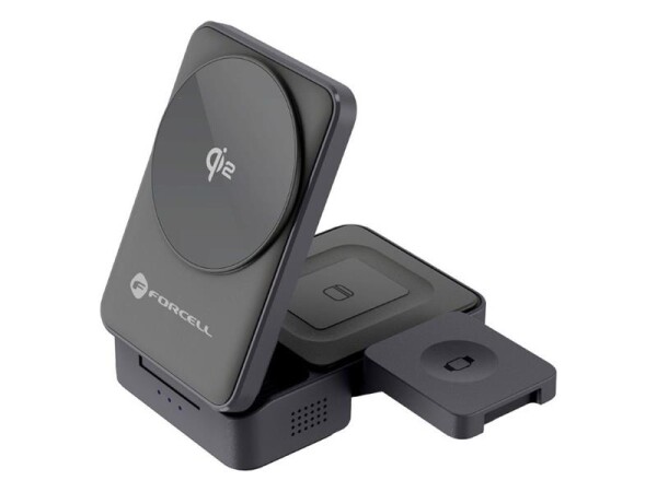 Nabíjecí stanice MagSafe FORCELL F-Energy 3v1 Flex Pro Qi2