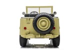 Mamido Dětský elektrický Jeep Willys 24V 4x4 třímístný béžový