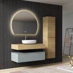 Erga Paloma, LED zrcadlo 100x80cm, 2415 lm, 3 barvy světla, ERG-V01-PALOMA-1080-CL