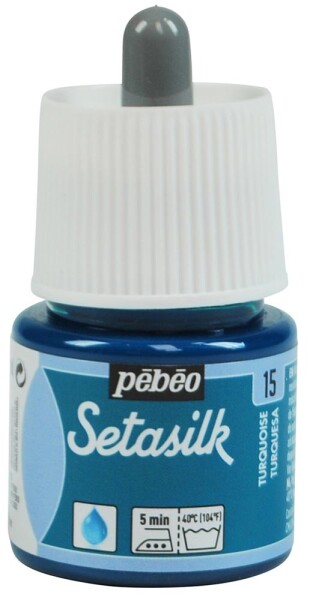 Pébéo Barva na hedvábí Setasilk 45 ml - tyrkysová 15