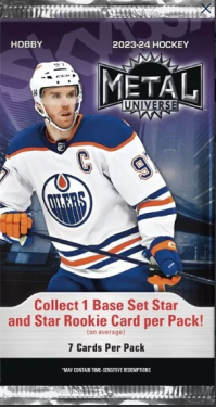 Hokejové Karty NHL 2023-24 Upper Deck Skybox Metal Universe Hobby Balíček