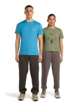 Pánské merino triko s krátkým rukávem ICEBREAKER Mens 150 Tech Lite SS Tee IB Wordmark, Arctic velikost: XXL