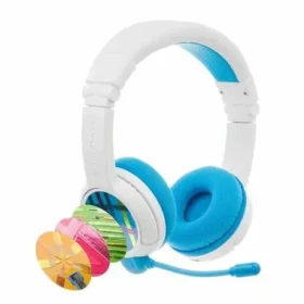 Rozbaleno - BuddyPhones School+ modrá / dětská bezdrátová sluchátka s mikrofonem / Bluetooth / BuddyCable / USB-C / rozbaleno (BT-BP-SCHOOLP-BLUE.rozbaleno)