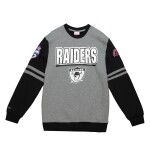 Mitchell & Ness Pánská mikina Oakland Raiders NFL All Over 2.0 Crew Fleece Velikost: S