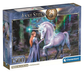 Puzzle Anne Stokes: Modrý zvonkový les 1500 dílků