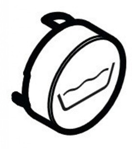 HANSGROHE - Příslušenství Tlačítko výtoku do vany, bílá 92577450