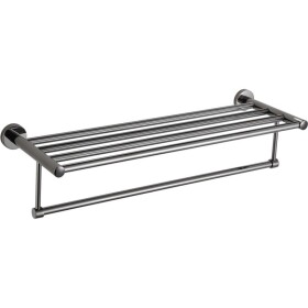 MEXEN - Remo polička na ručník, black chrome 7050720-73