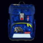 Školní aktovka Step by Step CLOUD, Police Truck Charly - 5 dílný set, AGR certifikát