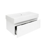 Koupelnová skříňka s umyvadlem SAT Evolution 78x30x44,8 cm bílá mat SATEVO80WMU2 SATEVO80WMU2