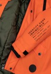 Kabát chlapecký Parka, Minoti, Blazer 2, oranžová - 86/92 | 18-24m