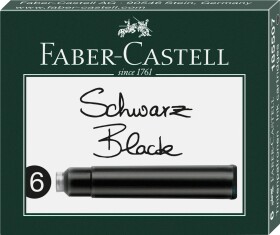 Faber-Castell Inkoustové bombičky černé 0025/1855070 6 ks