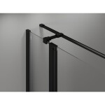 MEXEN/S - Mist T sprchový kout dveře křídlové levá 100 x 90, černý okraj, černá 8A4T-100-090-70-70-L