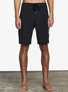 RVCA EASTERN all black pánské koupací kraťasy - 34