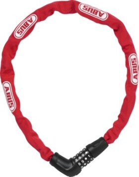 Řetezový zámek ABUS Steel-O-Chain 5805C, 75 cm, barva červená