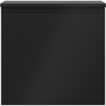 MEXEN/S - Orio koupelnová skříňka pod umyvadlo 50 cm s deskou, 1 šuplík, černá mat 91A10-05047-1-BFC71