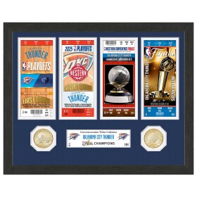 Obraz Oklahoma City Thunder NBA 2025 Road to the Finals Tickets Bronze Coins