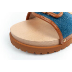 Dámské dřeváky W F305492349 hnědo-modré - Scholl Iconic 40