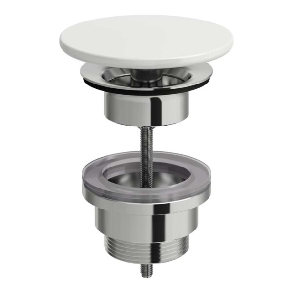 Laufen - Living Neuzavíratelná výpust s keramickou krytkou, bílá H8981880000001