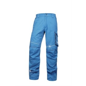 Montérkové kalhoty SUMMER pánské pasové modré 170-175 cm M modré