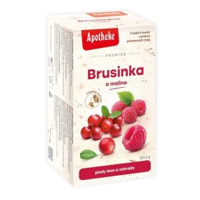 Apotheke čaj Brusinka malina