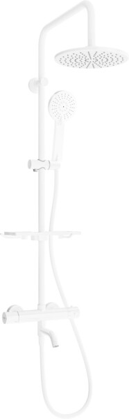 MEXEN/S - KT40 - vanový-sprchový set s termostatickou baterií, bílá 779004093-20