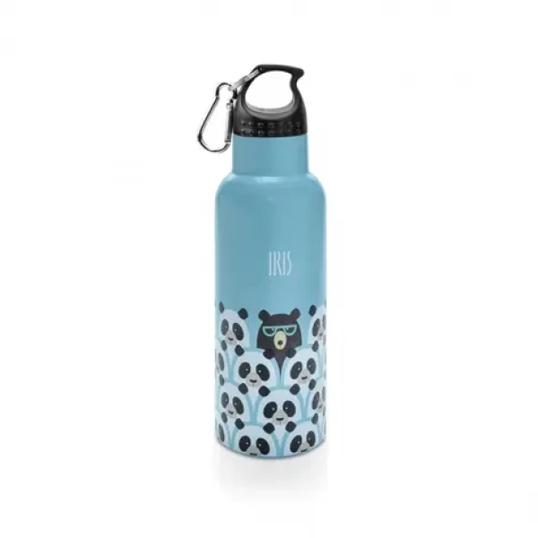 Iris Barcelona Dětská nerezová termolahev Friends 500 ml modrá (9982-IV)