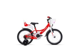 Dětské kolo CTM JENNY, barva červená, pneu 16", model 2026 - ZDARMA dopravné, seřízení a odborná montáž!