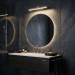 Koupelnové nástěnné LED svítidlo SWE001-1W 43cm CHROME OSW-20100