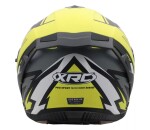 Motocyklová helma Xrc Loomis blk/wht/grey/fluo - XL / žlutá