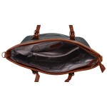 Trendová dámská koženková kabelka přes rameno Laila, šedá