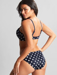 Vrchní díl plavek Swimwear Anya Riva Spot Bandeau Bikini navy/vanilla SW1453 75E