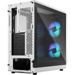 Fractal Design Focus 2 RGB černo-bílá / ATX / 2x USB 3.0 / 2x 140mm / bez zdroje / prachové filtry / průhledná bočnice (FD-C-FOC2A-04)