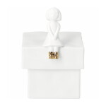 Räder Porcelánová úložná dóza Girl, bílá barva, porcelán