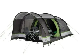 High Peak Brixen 5.0 šedo-zelená / Stan pro 5 osob / 480 x 300 x 190 cm / vodní sloupec: 4000mm (11816-HP)