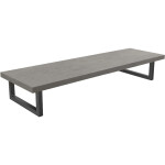 CERANO - Deska pod umyvadlo Navira Pro + 2 konzole pod desku - betonově šedá - 100x46x3,6 CER-606000