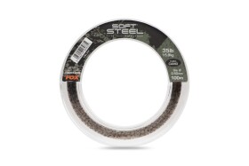 Fox vlasec Soft Steel Fleck Camo Leader 0,70mm 80m