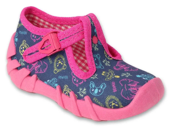 BEFADO 110N492 dívčí bačkorky SPEEDY zvířátka 24 110N492_24