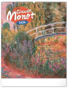 Kalendář 2024 nástěnný: Claude Monet, 48 × 56 cm