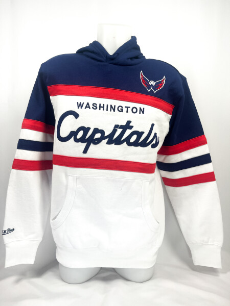 Mitchell Ness Pánská Mikina Washington Capitals Head Coach Hoodie Velikost: